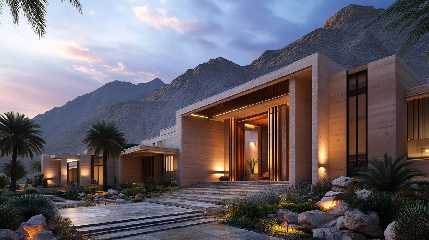 الطراز الجنوبي المعاصر دمج التراث الجبلي مع التصميم العصري